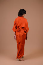 Saffron | sarong skirt and top