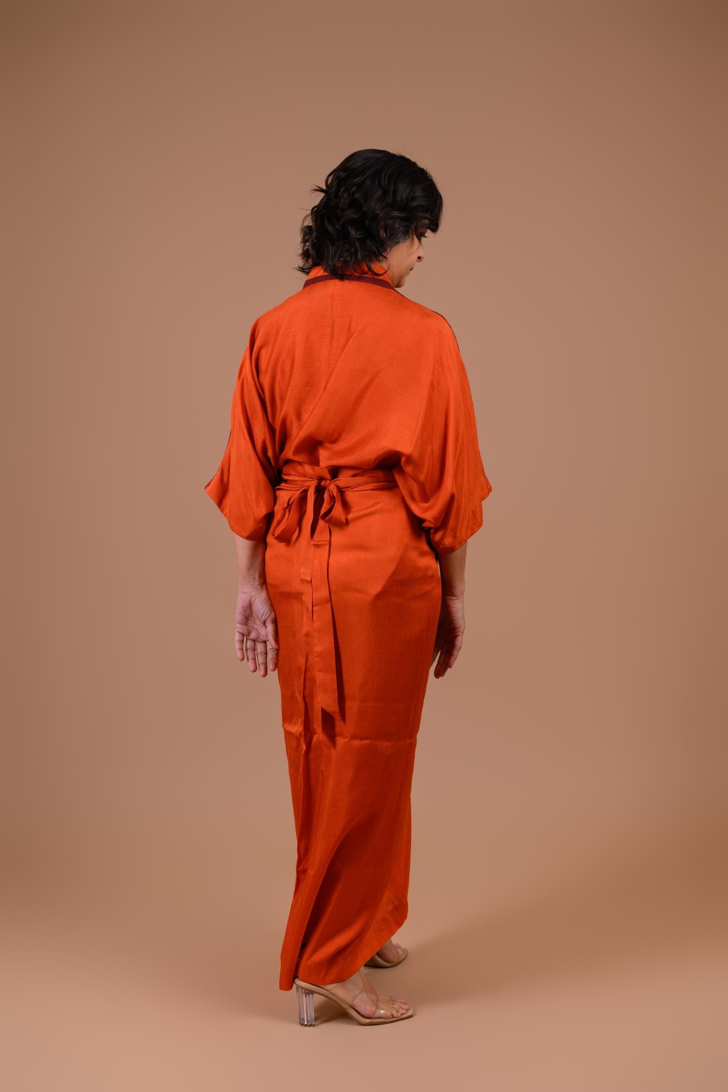 Saffron | sarong skirt and top