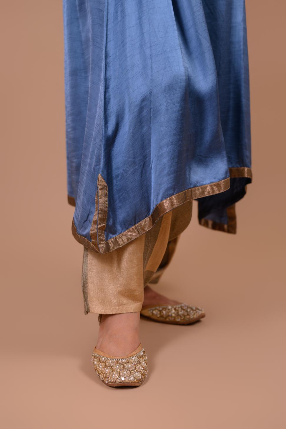 Aasmani Kurta | Mid night blue kurta