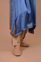 Aasmani Kurta | Mid night blue kurta