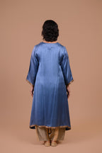 Aasmani Kurta | Mid night blue kurta