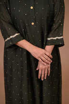 Sitaare | Dark olive green kurta