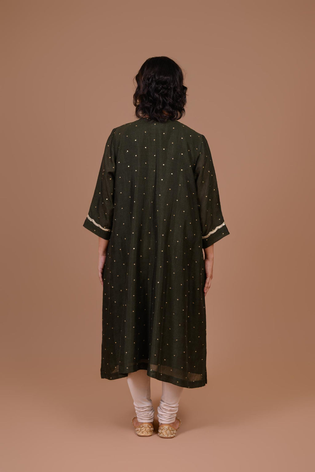 Sitaare | Dark olive green kurta