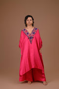 Gulabo | Rose pink kaftan co-ord set