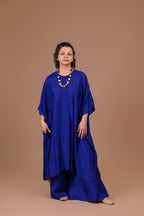 Neela kaftan with triangluar details